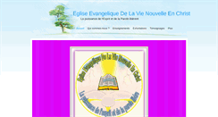 Desktop Screenshot of egliseevangeliquedelavienouvelleenchrist.com